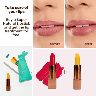 Natural Lipstick + Vitamin C Lip Treatment for free! Lipstick Xotiq Cosmetics 