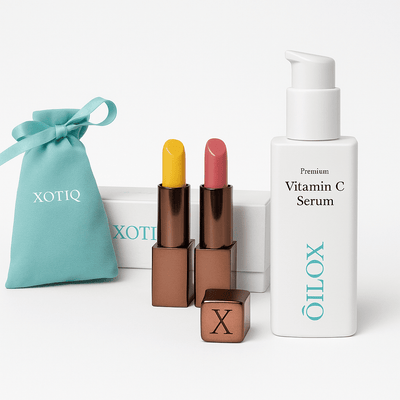 Premium Vitamin C + Antioxidant Lipcare Set Vitamin C + Tinted Lipcare XOTIQ Cosmetics 