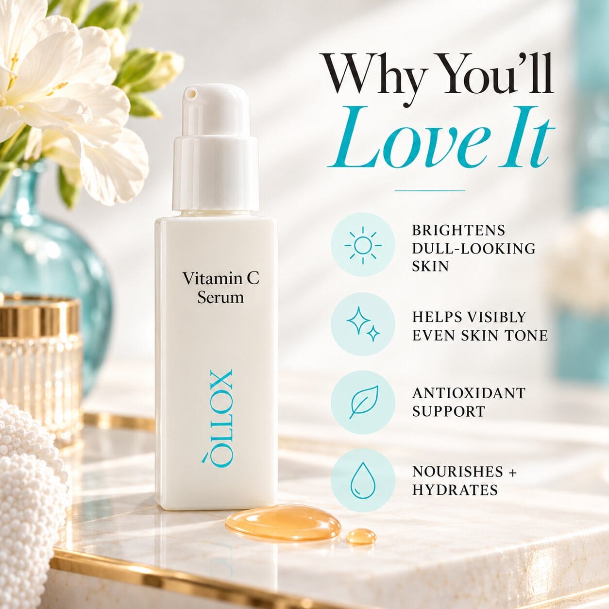 Premium Vitamin C Face Serum XOTIQ Cosmetics 